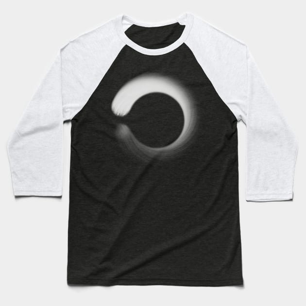 Zen Circle in white Baseball T-Shirt by ArtofPeaceGallery